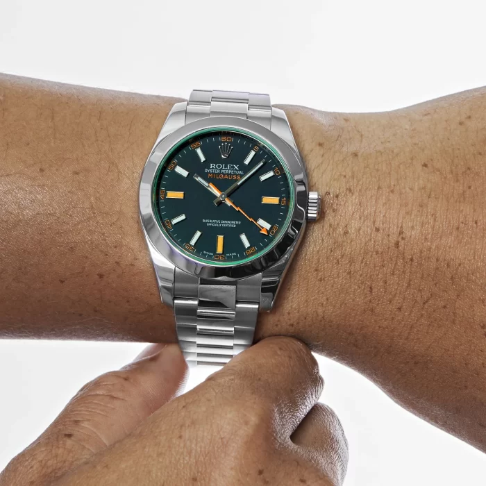 Rolex Milgauss 116400GV Stainless Steel Black Dial - 图片 7