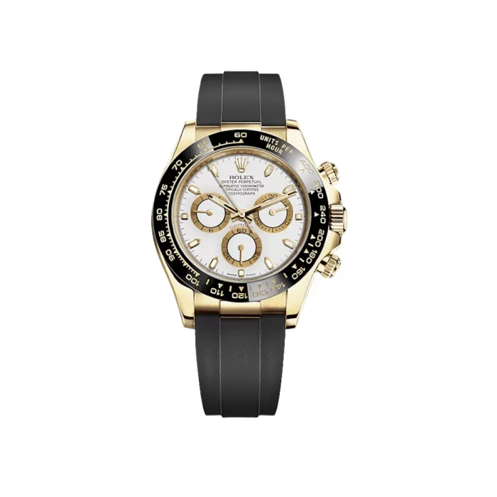 Rolex Daytona 116518LN Yellow Gold White Dial - Image 1