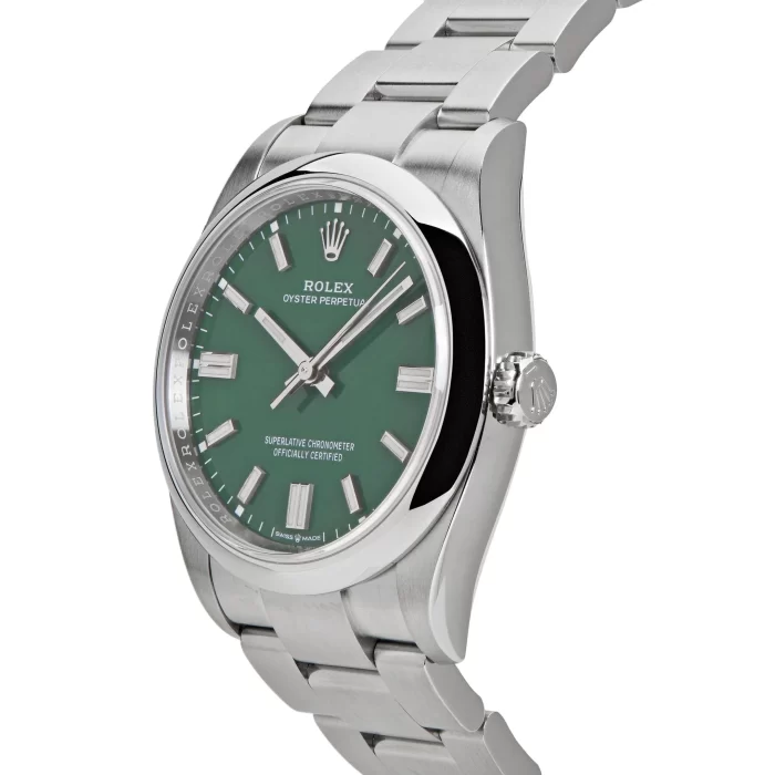 Rolex Oyster Perpetual 126000 Stainless Steel Green Dial - 图片 4
