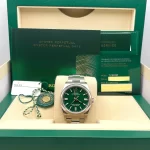 Rolex Oyster Perpetual 126000 Stainless Steel Green Dial - 图片 7