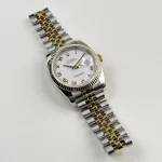 Rolex Datejust 116233 Yellow Gold Stainless Steel White Roman Dial Jubilee - 图片 3