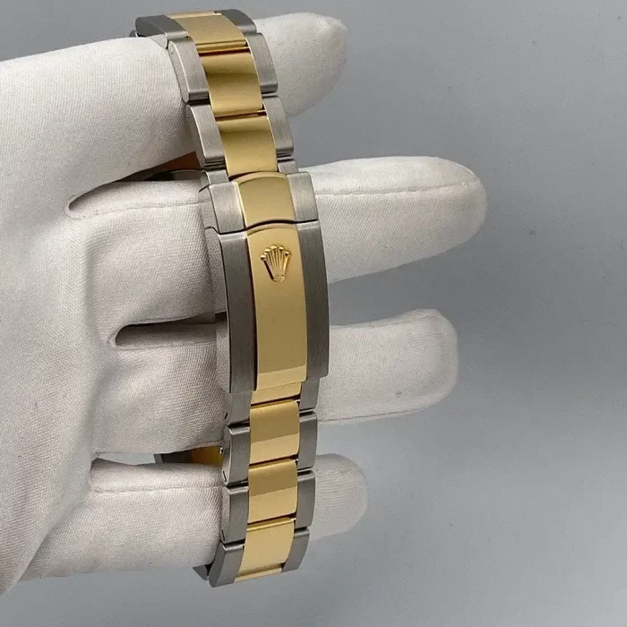 Rolex Datejust 126333 Yellow Gold Stainless Steel Slate/Green Roman Dial - 图片 6