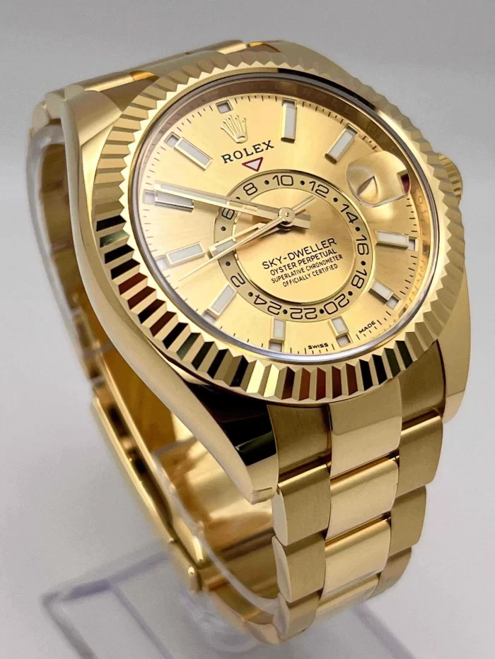 Rolex Sky-Dweller 326938 Yellow Gold Champagne Dial - 图片 5