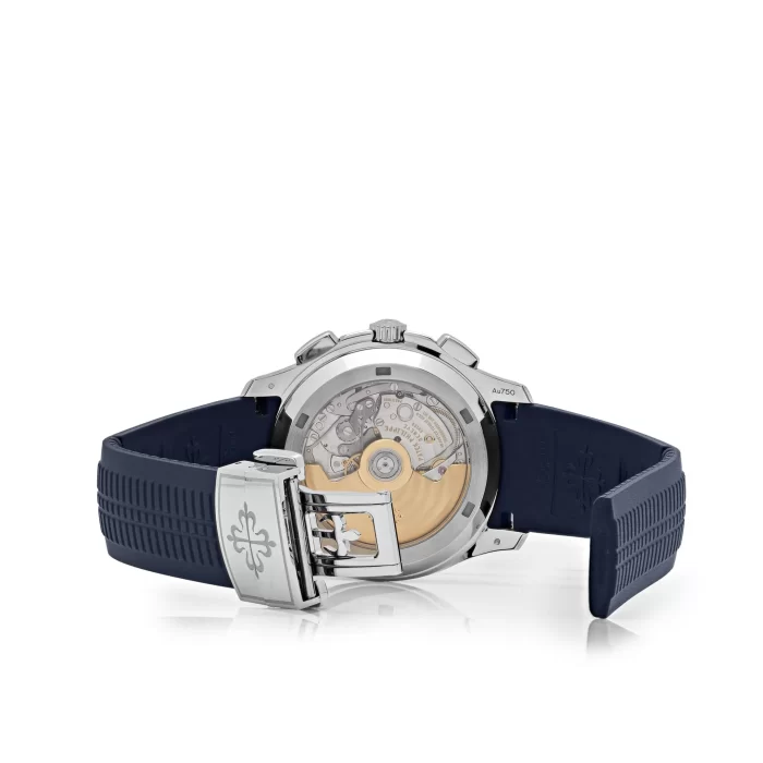 Patek Philippe Aquanaut 5968G-001 White Gold Blue Dial (2024) Uncut Strap - 图片 6