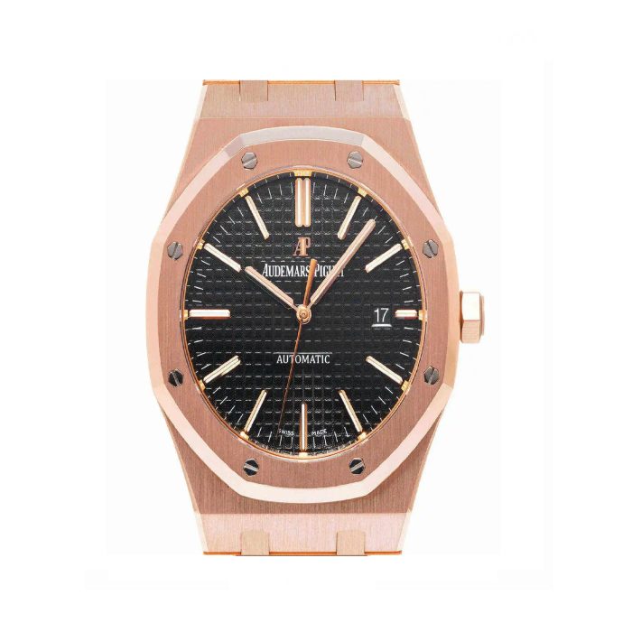 Audemars Piguet Oak Selfwinding Automatic 41MM Black Dial Watch 15400OR.OO.1220OR.01 - 图片 1