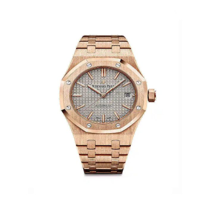 Audemars Piguet Oak Selfwinding Grey dial, 37mm, 18k Rose gold, 15450OR.OO.1256OR.01 - 图片 1