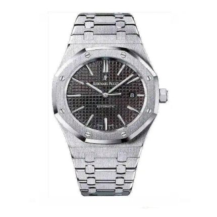 Audemars Piguet Oak Selfwinding with Black Dial 41mm Stainless Steel Watch 15400ST.OO.1220ST.01