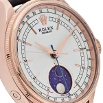 Rolex Cellini 50535 Rose Gold White Dial Moon Phase - 图片 3