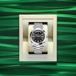 Rolex Day-Date 40 Presidential Black dial, Smooth Bezel, President bracelet, Watch 228206-0013 - 图片 3
