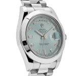 Rolex Day-Date II 218206 Platinum Blue Diamond Dial - 图片 2