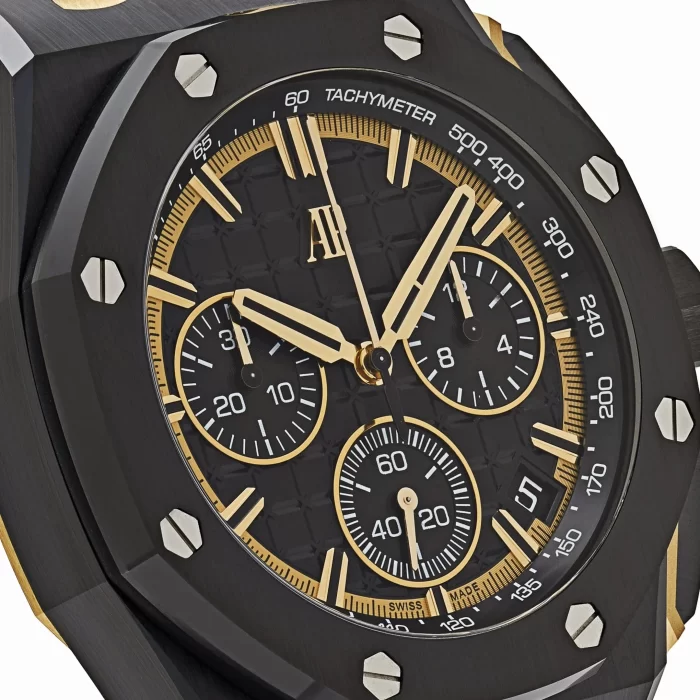 Audemars Piguet Royal Oak Offshore 26420CE.OO.A127CR.01 Chronograph Black Ceramic Yellow Gold Black Dial - 图片 3