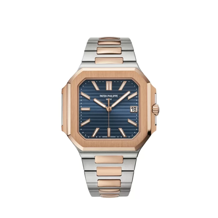Patek Philippe Cubitus 5821/1AR-001 Stainless Steel Rose Gold Blue Dial - 图片 1