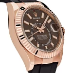 Rolex Sky-Dweller 326235 Rose Gold Brown Chocolate Dial Oysterflex - 图片 2