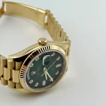 Rolex Day-Date 128238 Yellow Gold Green Ombre Diamond Dial - 图片 2