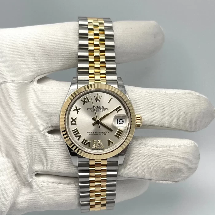 Rolex Datejust 278273 Yellow Gold Stainless Steel Silver Dial - 图片 3