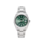 Rolex Datejust 126200 Stainless Steel Green Dial Oyster