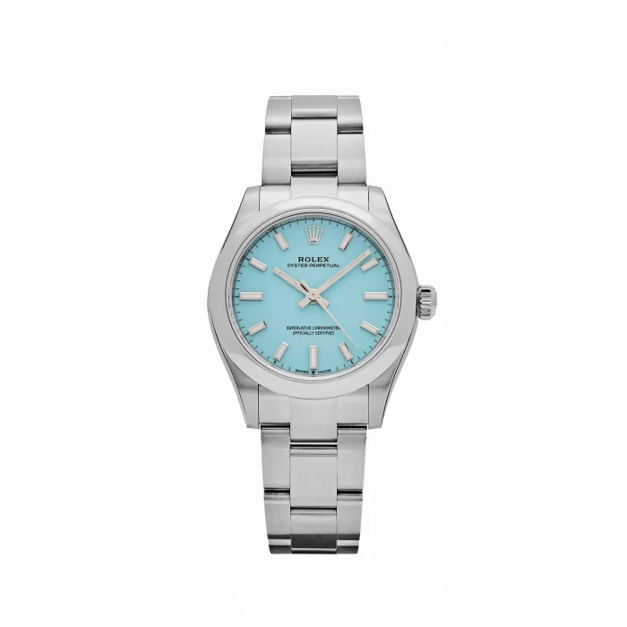 Rolex Oyster Perpetual 277200 Stainless Steel Tiffany Blue Turquoise Dial - 图片 2