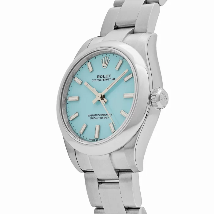 Rolex Oyster Perpetual 277200 Stainless Steel Tiffany Blue Turquoise Dial - 图片 3