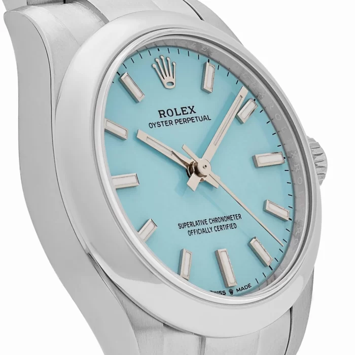 Rolex Oyster Perpetual 277200 Stainless Steel Tiffany Blue Turquoise Dial - 图片 5