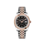 Rolex Datejust 116201 Stainless Steel Rose Gold Black Dial - 图片 2