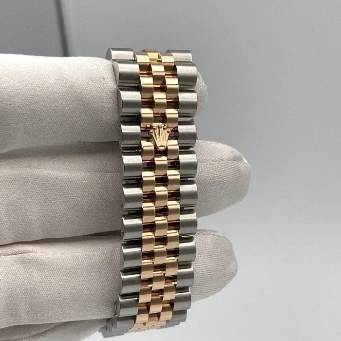 Rolex Datejust 116201 Stainless Steel Rose Gold Black Dial - 图片 6