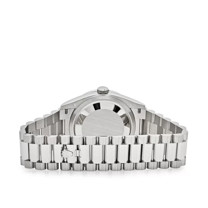 Rolex Day-Date 128396TBR Platinum Ice Blue Dial Diamond Bezel (2024) - 图片 6