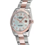 Rolex Datejust 126231 Rose Gold Stainless Steel Mother of Pearl Diamond Dial - 图片 3