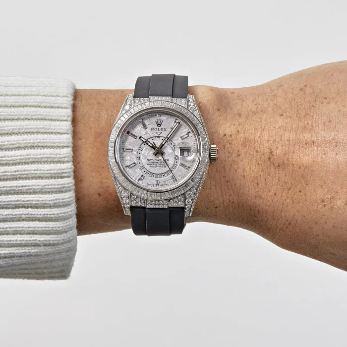Rolex Sky-Dweller 336259TBR White Gold Meteorite Dial Diamond Bezel and Case - 图片 7