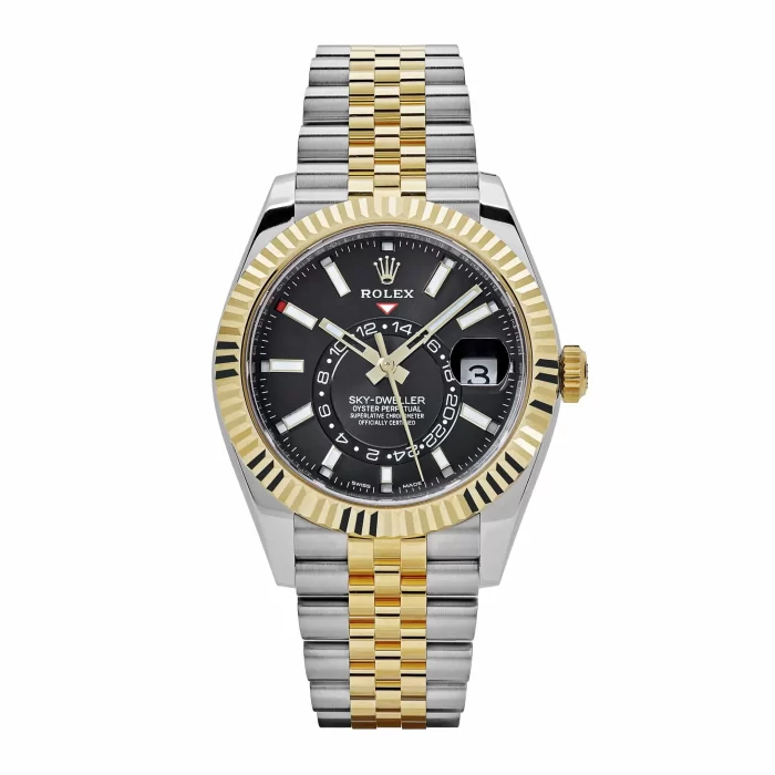 Rolex Sky-Dweller 336933 Stainless Steel Yellow Gold Jubilee Black Dial (2024) - 图片 2