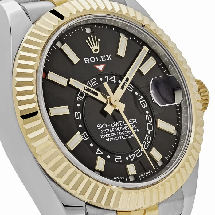 Rolex Sky-Dweller 336933 Stainless Steel Yellow Gold Jubilee Black Dial (2024) - 图片 4