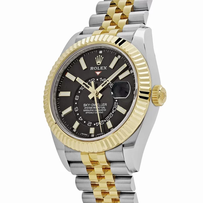 Rolex Sky-Dweller 336933 Stainless Steel Yellow Gold Jubilee Black Dial (2024) - 图片 5