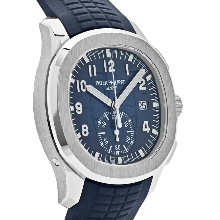 Patek Philippe Aquanaut 5968G-001 White Gold Blue Dial (2024) Uncut Strap - 图片 3