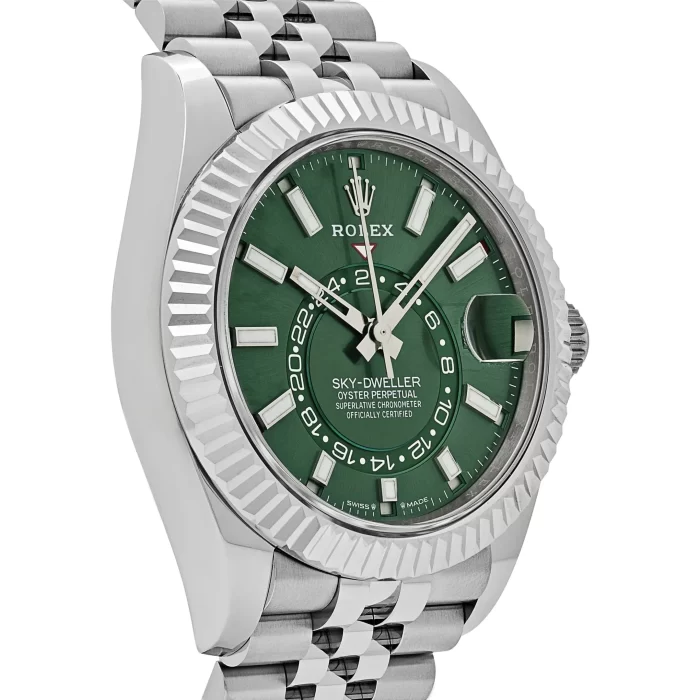 Rolex Sky-Dweller 336934 Stainless Steel Green Dial Jubilee - 图片 3