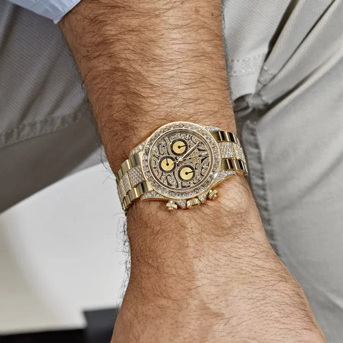 Rolex Daytona 'Eye of the Tiger' 116598TBR Yellow Gold Diamond Accents (2022) - 图片 2