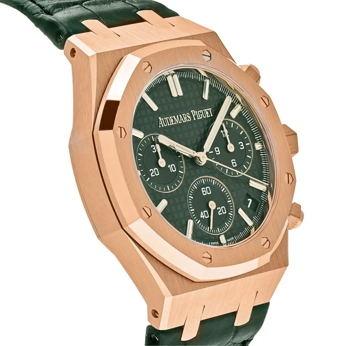 Audemars Piguet Royal Oak 26240OR.OO.D404CR.01 Chronograph '50th Anniversary' Rose Gold Green Dial - 图片 3