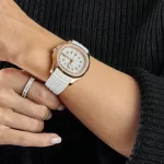 Patek Philippe Aquanaut Luce 5268/200R-001 Rose Gold Diamond Bezel White Dial - 图片 2