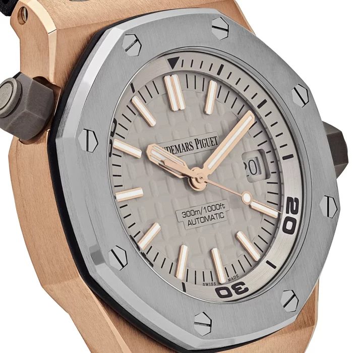 Audemars Piguet Royal Oak Offshore 15711OI.OO.A006CA.01 Diver Rose Gold Grey Dial Limited Edition - 图片 4