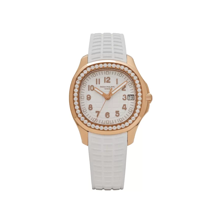Patek Philippe Aquanaut Luce 5268/200R-001 Rose Gold Diamond Bezel White Dial - 图片 1