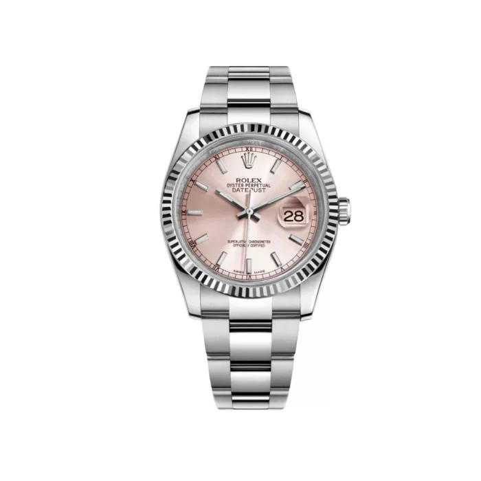 Rolex Datejust 116234 Stainless Steel Pink Dial Oyster - 图片 1