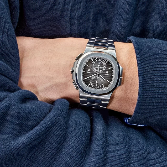 Patek Philippe Nautilus 5990/1A-001 'Tiffany & Co.' Travel Time Chronograph - 图片 3