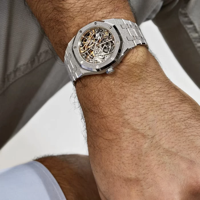 Audemars Piguet Royal Oak 15407BC.GG.1224BC.01 Double Balance Wheel Frosted Gold - 图片 5
