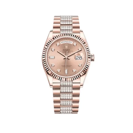 Rolex Day-Date 128235 Rose Gold rose Diamond Dial
