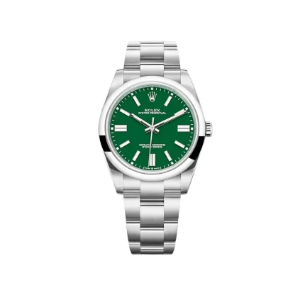 Rolex Oyster Perpetual 124300 Stainless Steel Green Dial