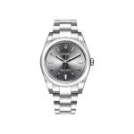 Rolex Oyster Perpetual 114300 Stainless Steel Rhodium Slate Grey Stick Dial - 图片 2