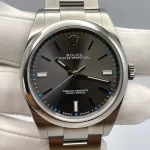 Rolex Oyster Perpetual 114300 Stainless Steel Rhodium Slate Grey Stick Dial - 图片 3