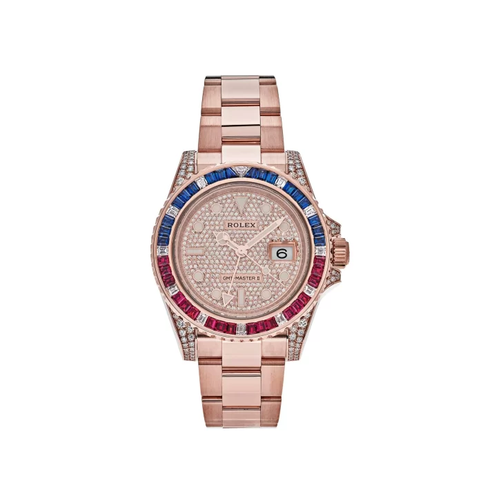 Rolex GMT-Master II 126755SARU Rose Gold Sapphire and Ruby - 图片 2