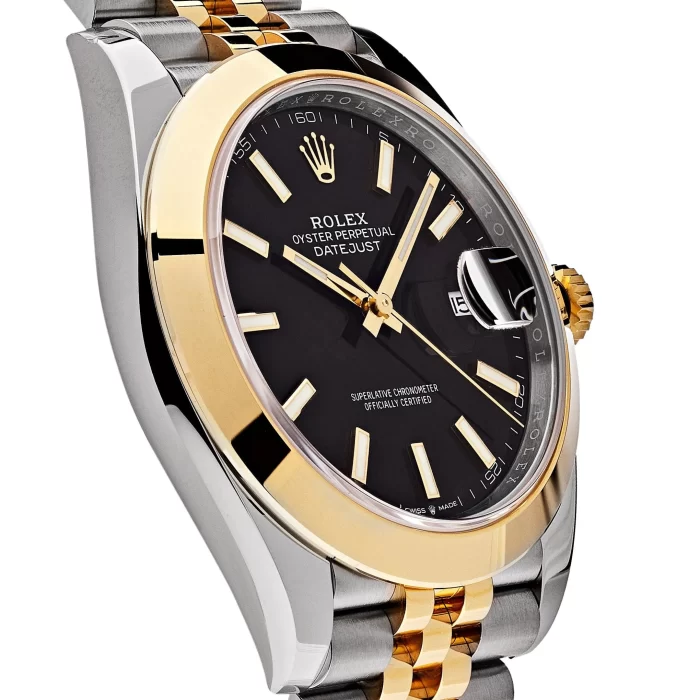 Rolex Datejust 126303 Stainless Steel Yellow Gold Black Dial Jubilee - 图片 4