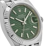 Rolex Datejust 126334 Stainless Steel Fluted Motif Green Dial Jubilee - 图片 4