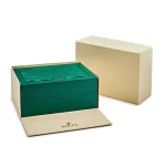 Rolex Day-Date 228235 Rose Gold Green Roman Dial Diamond Bezel - 图片 4