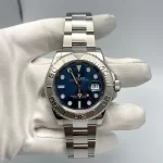 Rolex Yacht-Master 116622 Stainless Steel Platinum Blue Dial - 图片 3
